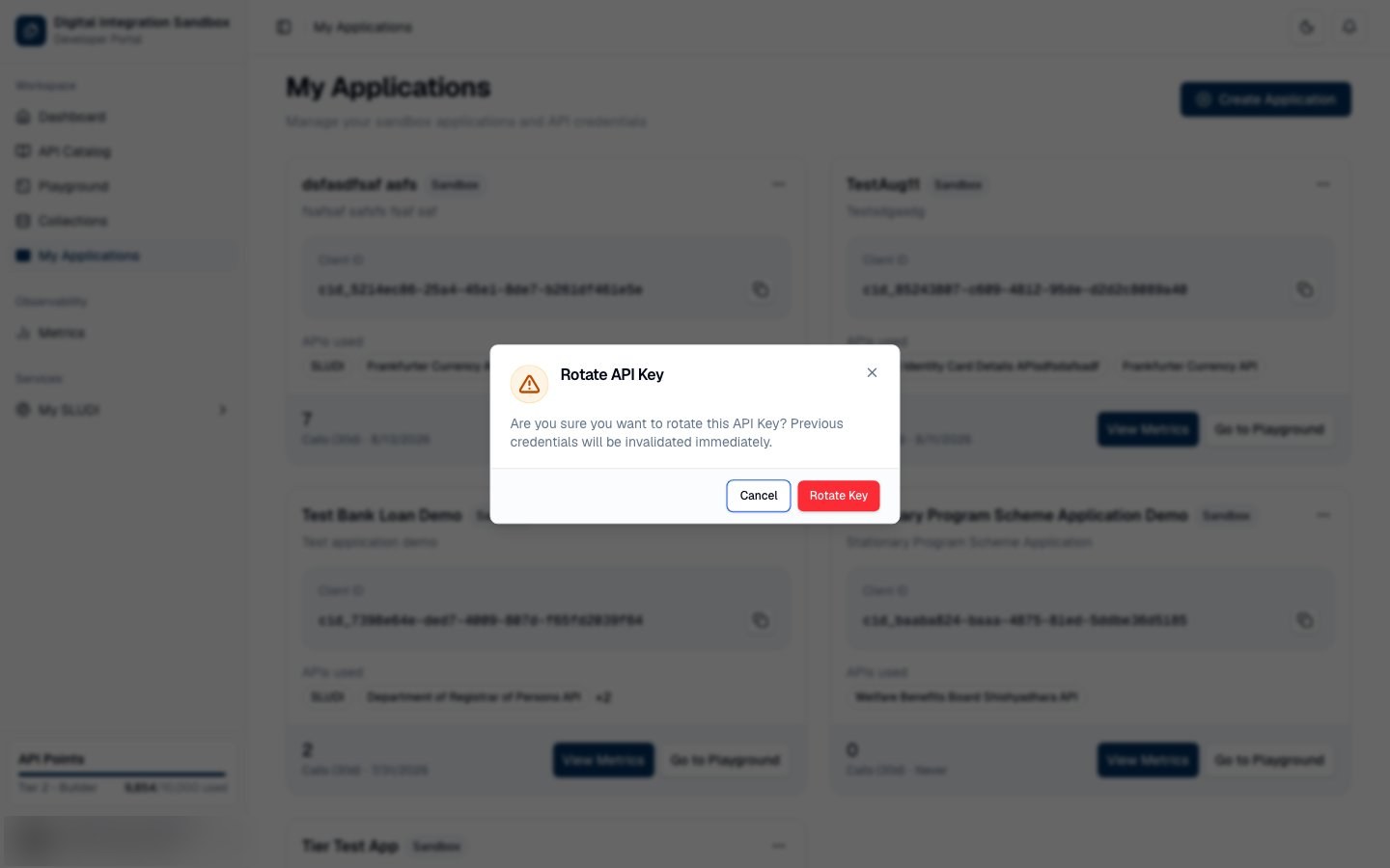 Confirm Key Rotation